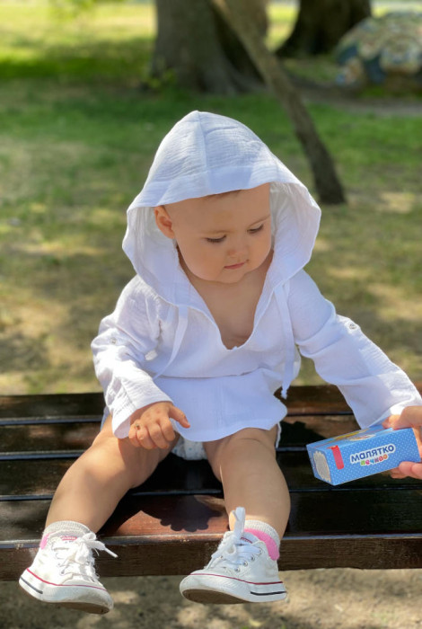 Муслінова туніка, Біла