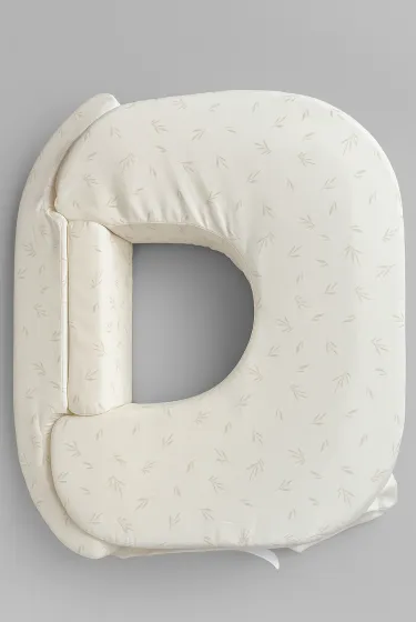 Сменный чехол для подушки Feeding pillow TWIN, Веточки на молочном