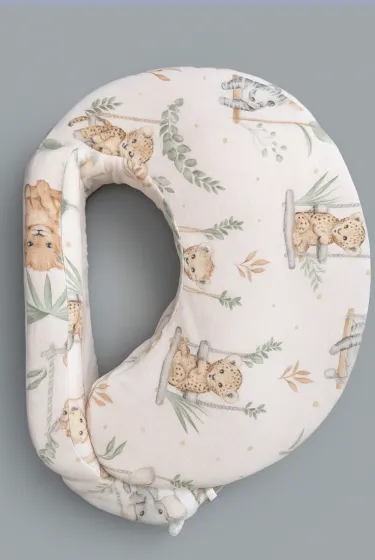 Сменный чехол для подушки Feeding pillow, звери на качелях