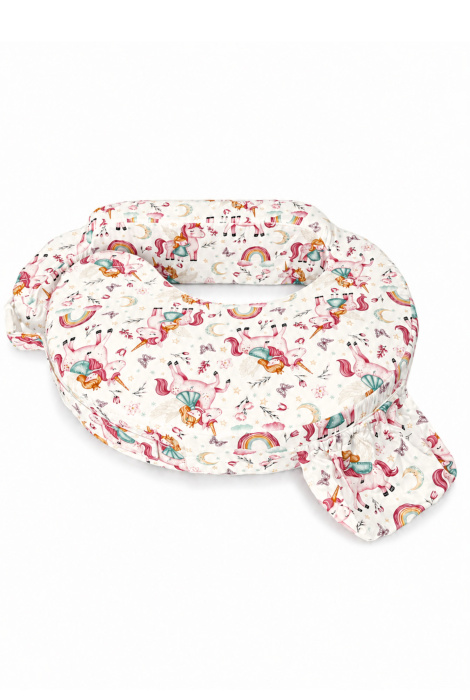 Змінний чохол для подушки Feeding pillow, принцеси і єдинороги