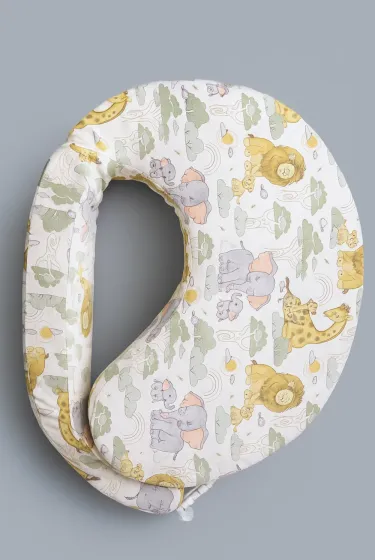 Сменный чехол для подушки Feeding pillow, сафари на белом