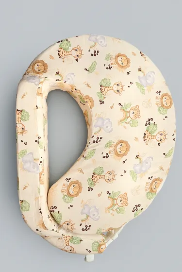 Сменный чехол для подушки Feeding pillow, сафари на бежевом