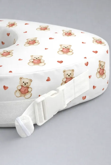 Змінний чохол на ортопедичну подушку для годування, Ведмедики з сердечками