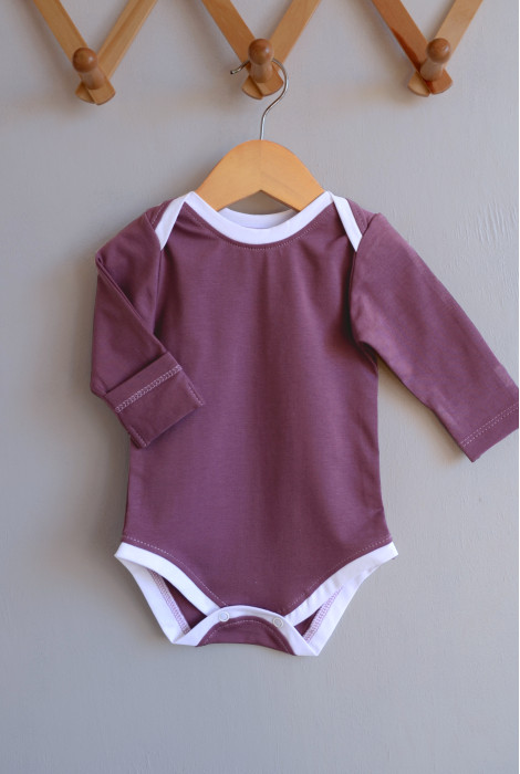 Боді з довгим рукавом Amsterdam, Темний візон