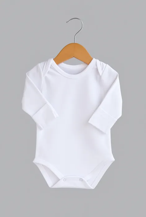 Боді з довгим рукавом Amazoniya, Білий