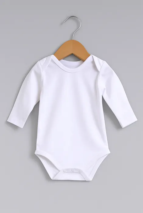 Боді з довгим рукавом Amazoniya, Білий