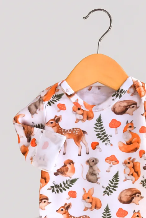 Боді з довгим рукавом Amazoniya, Лісові звірята