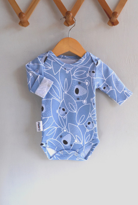 Боди с длинным рукавом Коалы