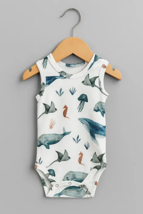 Боді-майка Морські мешканці