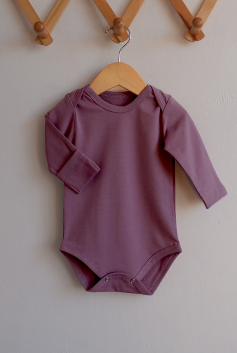 Боді з довгим рукавом Amazoniya, Темний візон