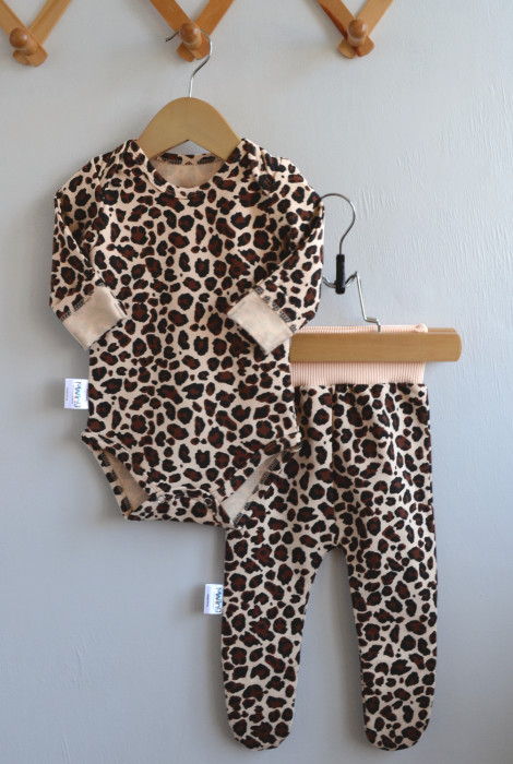 Боді з довгим рукавом Amazoniya, з анімалістичним принтом