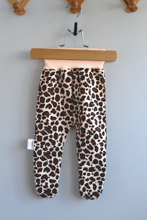 Боді з довгим рукавом і повзунки Amazoniya, з анімалістичним принтом