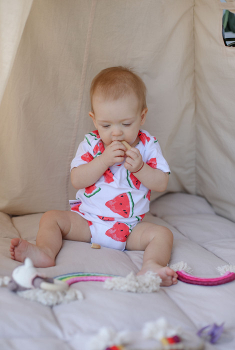 Боди с коротким рукавом Арбузики